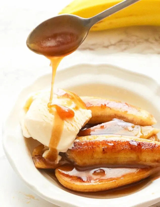 Butter Balsamic Bananas Foster