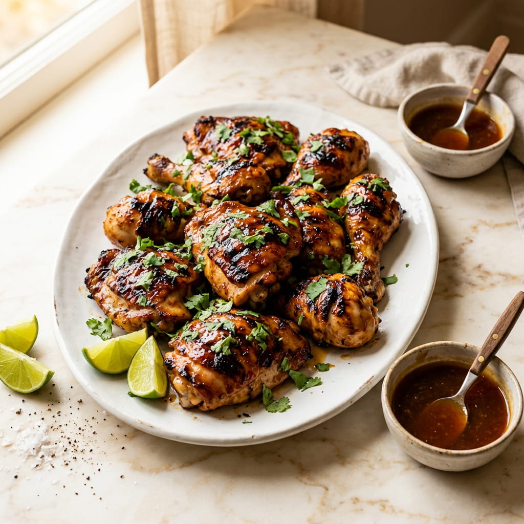Chipotle Peach Grilled Chicken