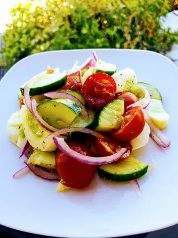 Cucumber Grapefruit Summer Salad