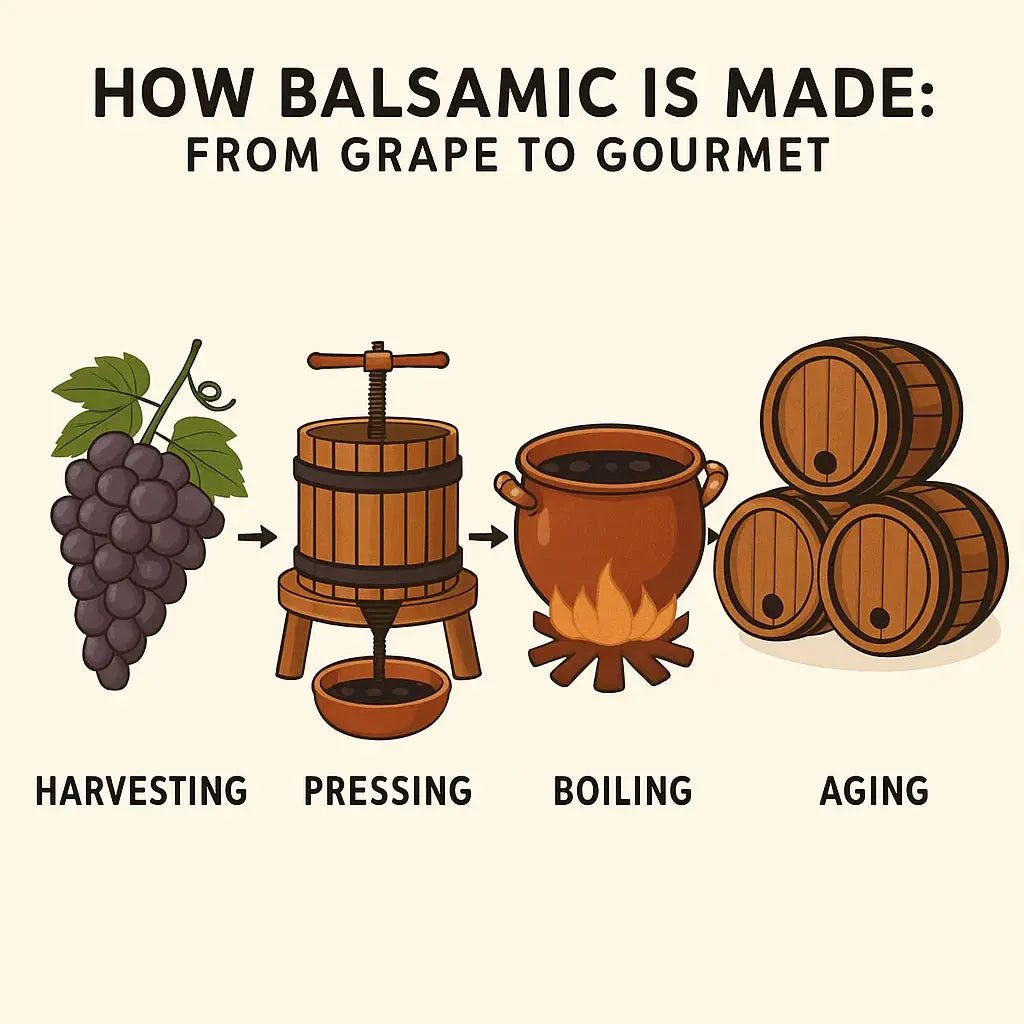 How Balsamic is Made: From Grape to Gourmet