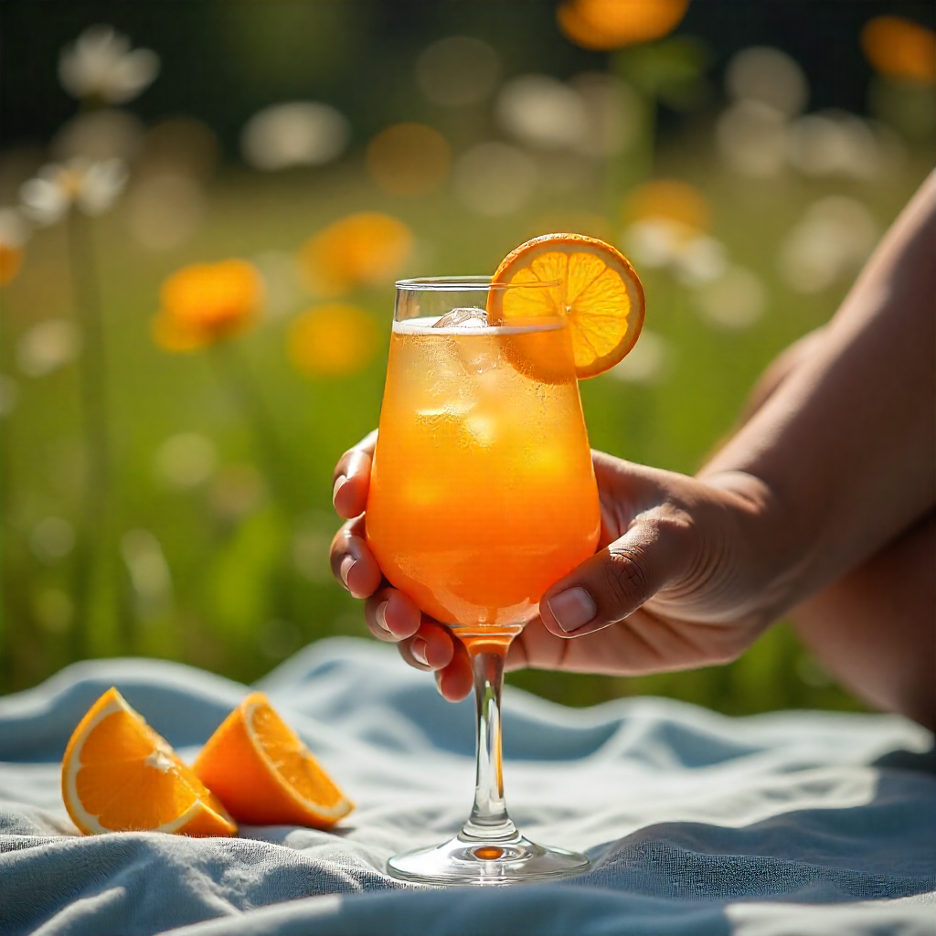 Orange Fig Balsamic Spritzer