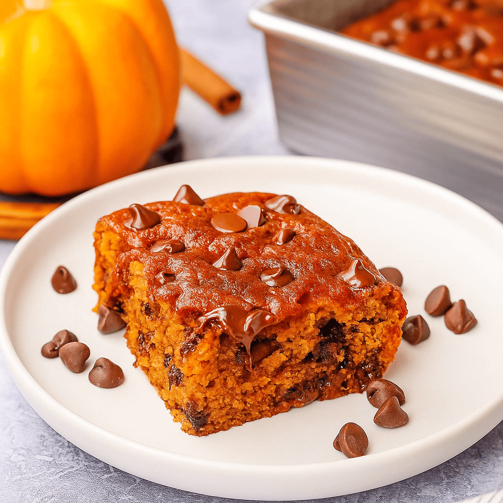 Pumpkin Orange Chocolate Chip Cake