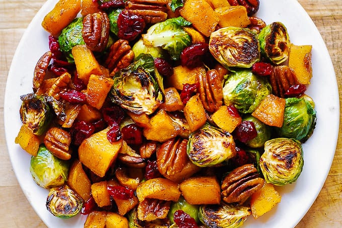 Pecan Cranberry Cinnamon Veggies