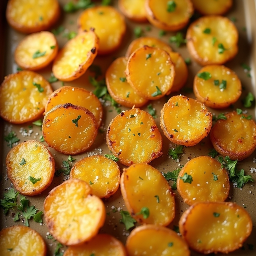 Black Truffle Smashed Potatoes