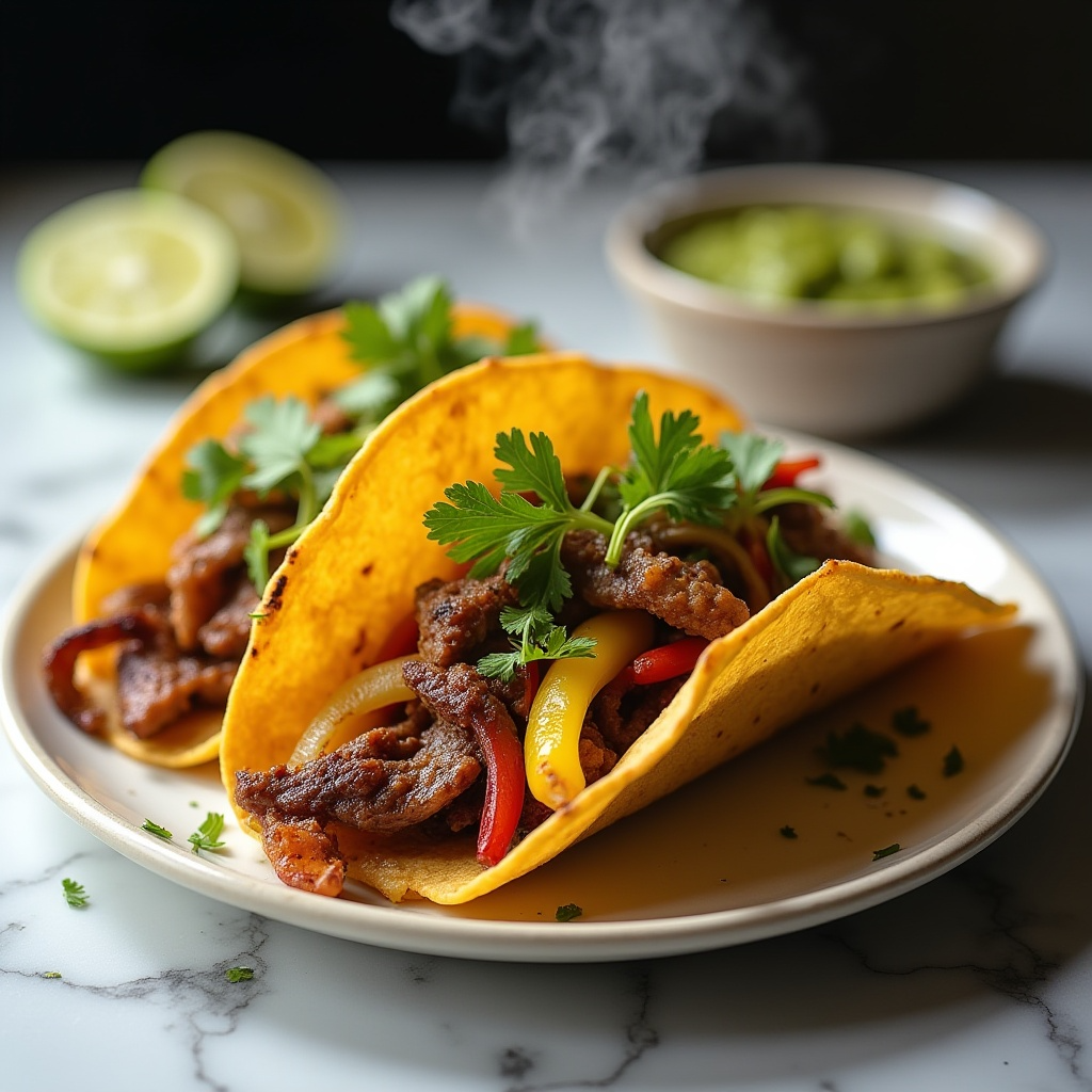 Fiesta Lime Steak Fajitas