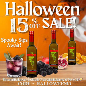 🎃🕸 Spooky Sips Await! 🍸✨ Elevated Halloween Cocktails (Yes, with Balsamic & Olive Oil!)🥂