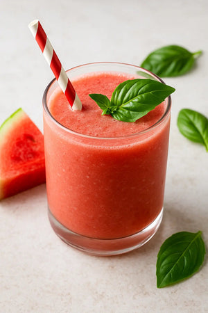 Detox Watermelon Basil Smoothie