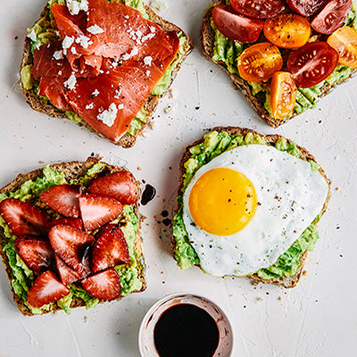 Avocado Toast with Balsamic Drizzle