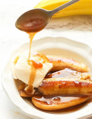 Butter Balsamic Bananas Foster