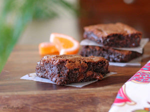 Orange Olive Oil Brownies