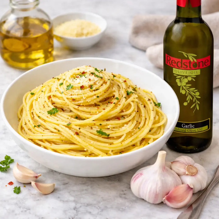 Garlic Infused Olive Oil Pasta Recipe