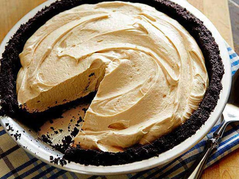 Chocolate Balsamic Peanut Butter Cream Pie
