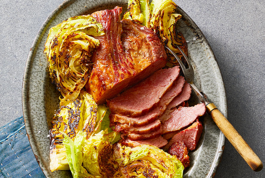 Peppercorn Corned Beef and Cabbage