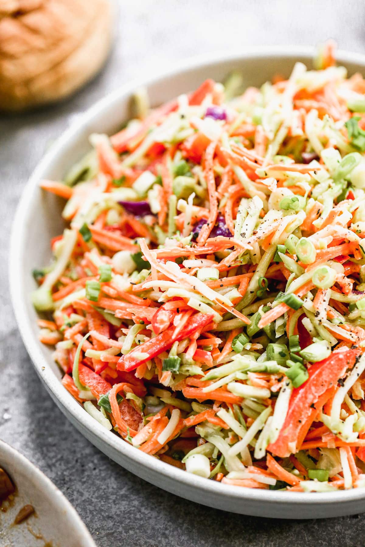 Honey Ginger Lime Creamy Coleslaw