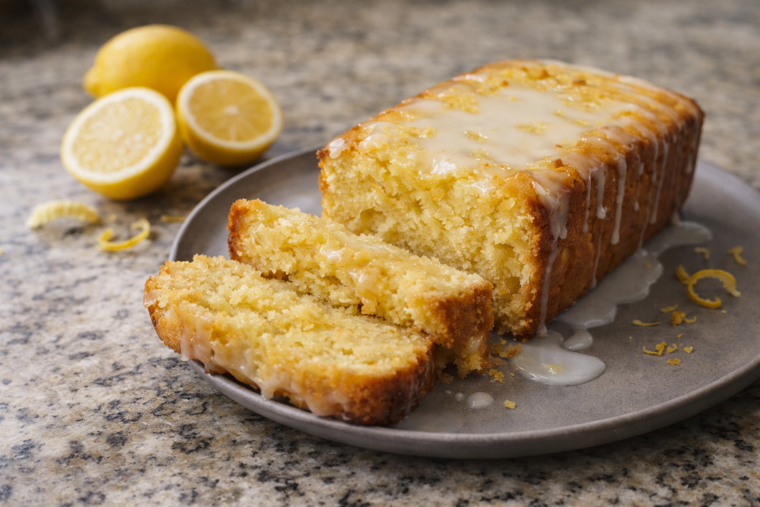 Lemon Olive Oil Loaf Cake