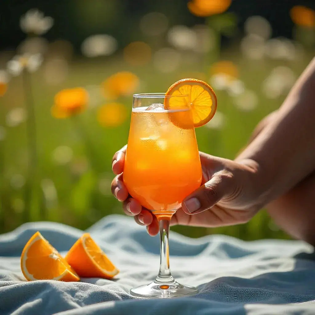 Orange Fig Balsamic Spritzer