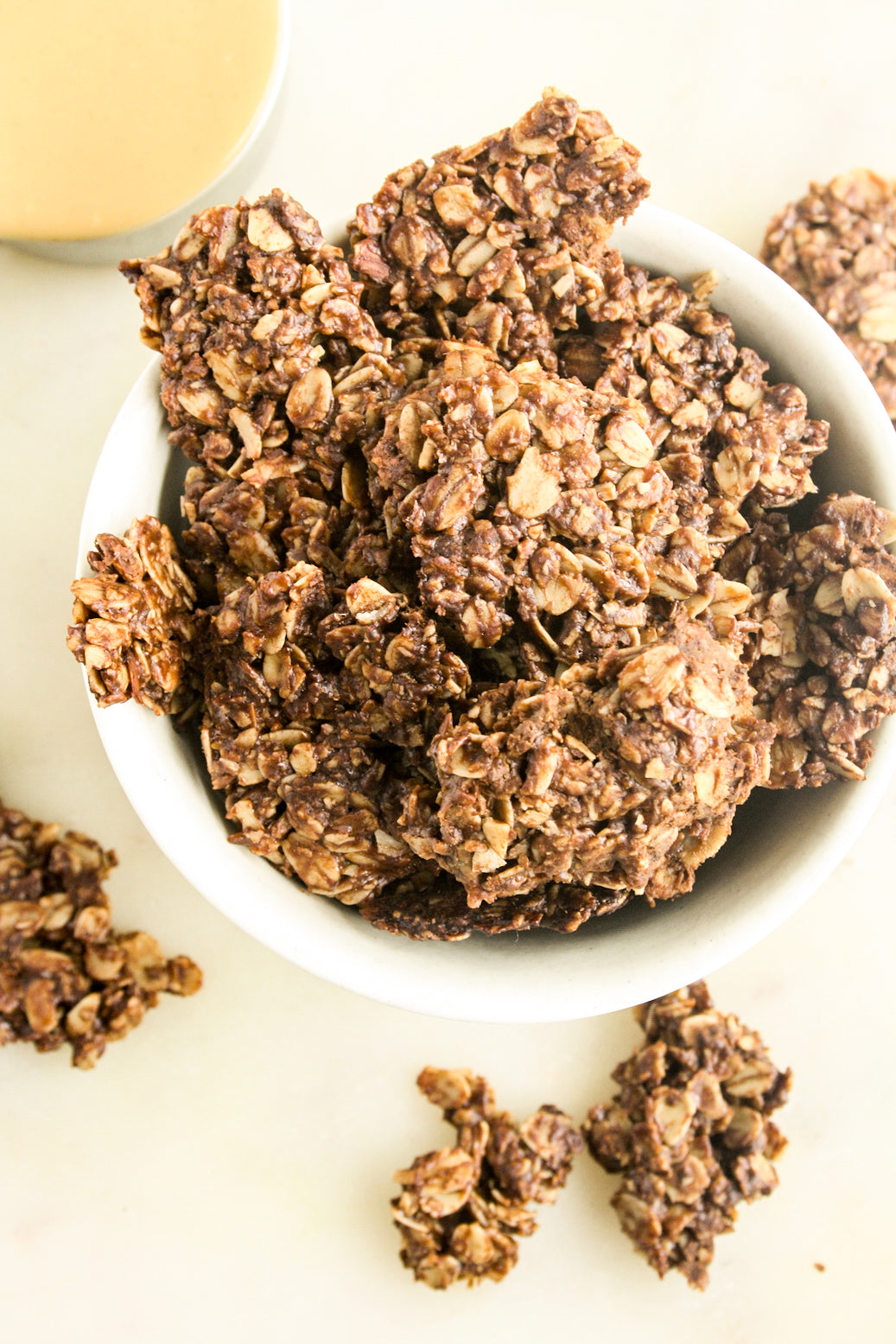 Olive Oil Peanut Butter Granola Clusters
