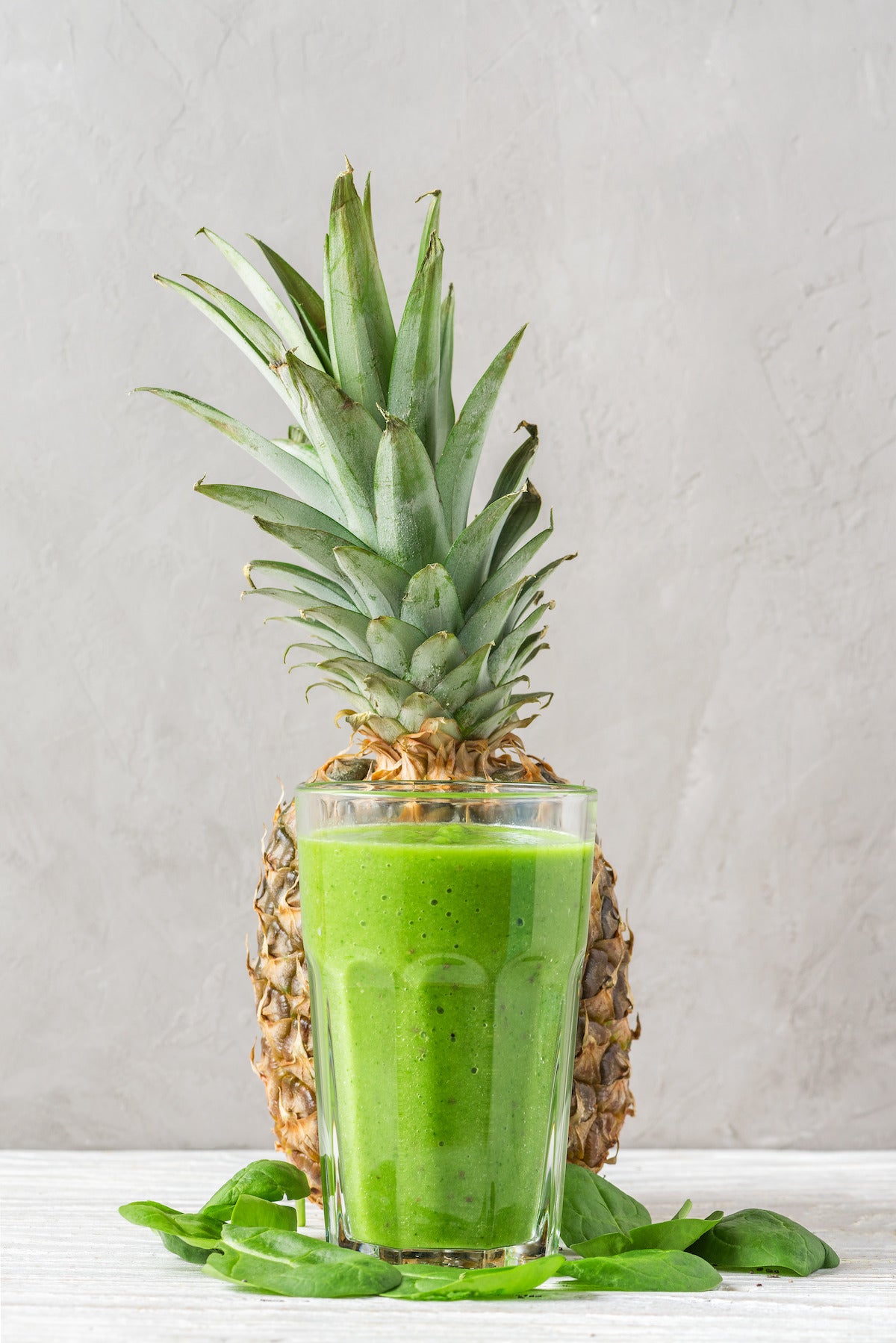 Pineapple Balsamic Basil Olive Oil Green Smoothie