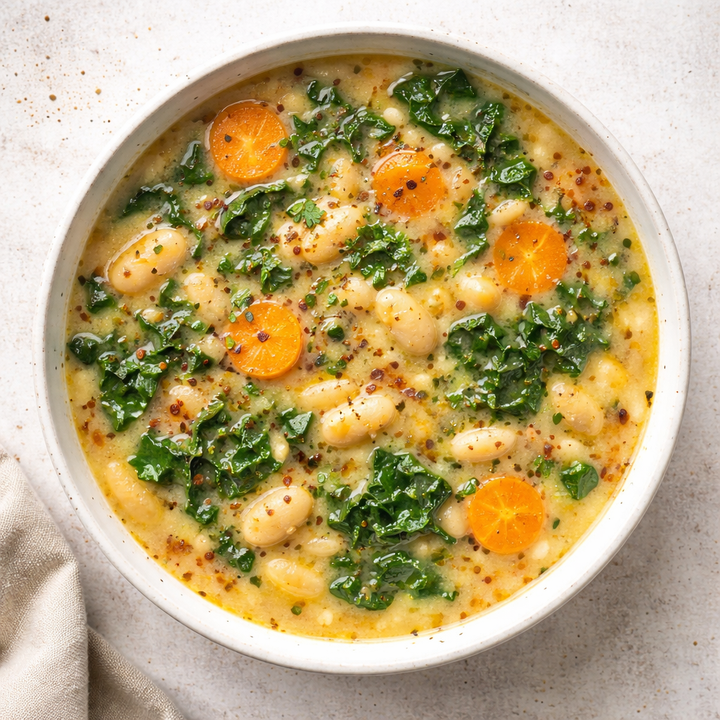 Plant-Based Tuscan White Bean Soup