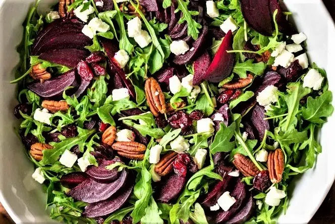 Roasted Beet Pecan Salad