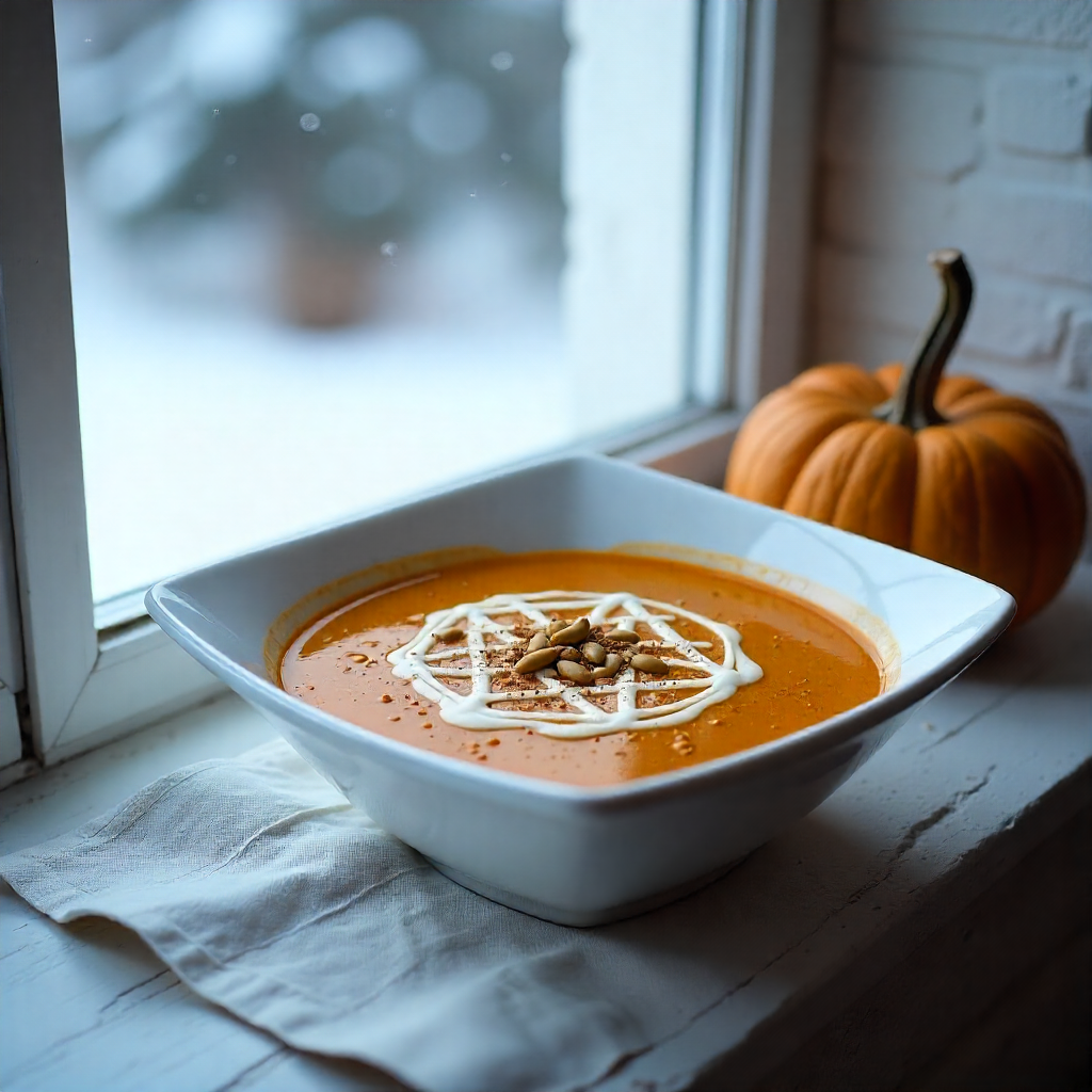 Tuscan Herb Pumpkin Soup