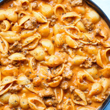 Tuscan Parmesan Creamy Shells