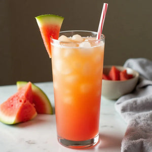 Watermelon Peach Balsamic Thirst Quencher