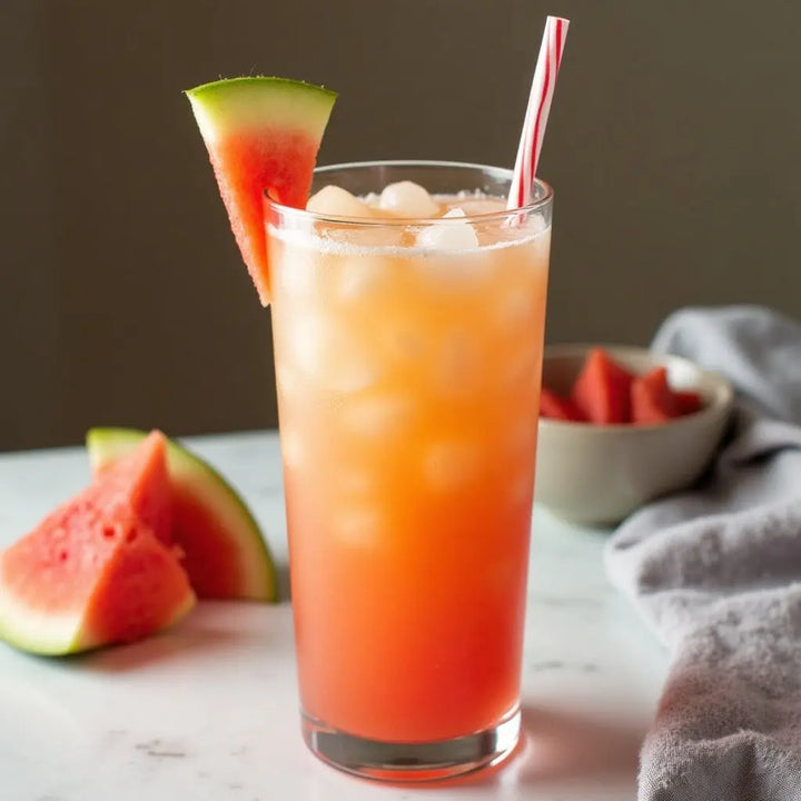 Watermelon Peach Balsamic Thirst Quencher