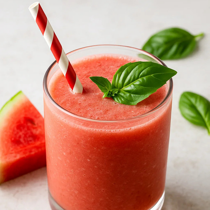 Detox Watermelon Basil Smoothie