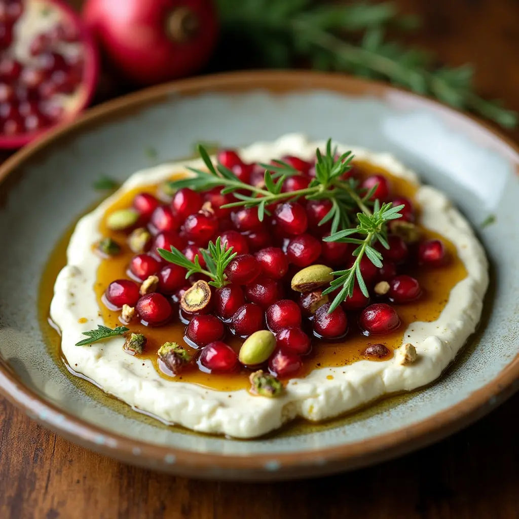 Pomegranate Whipped Feta Dip