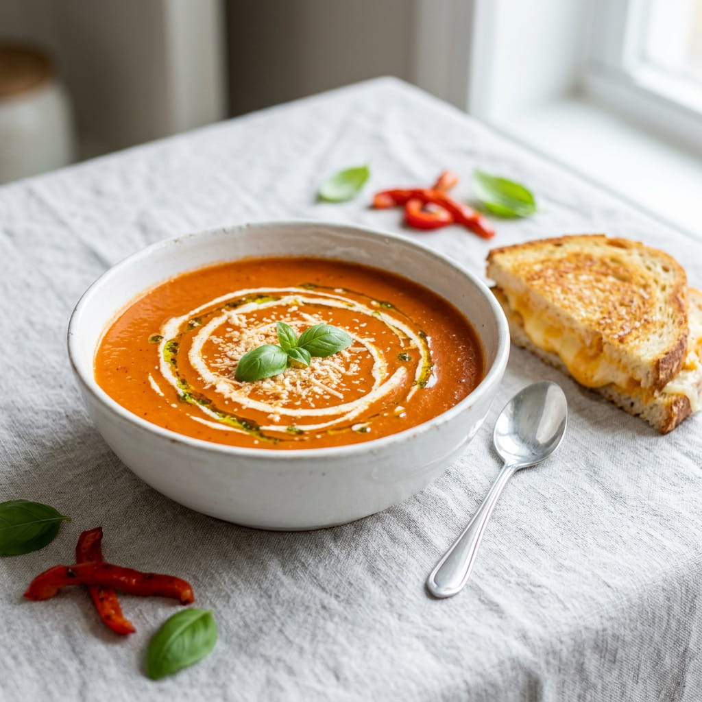 Roasted Pepper and Tomato Soup