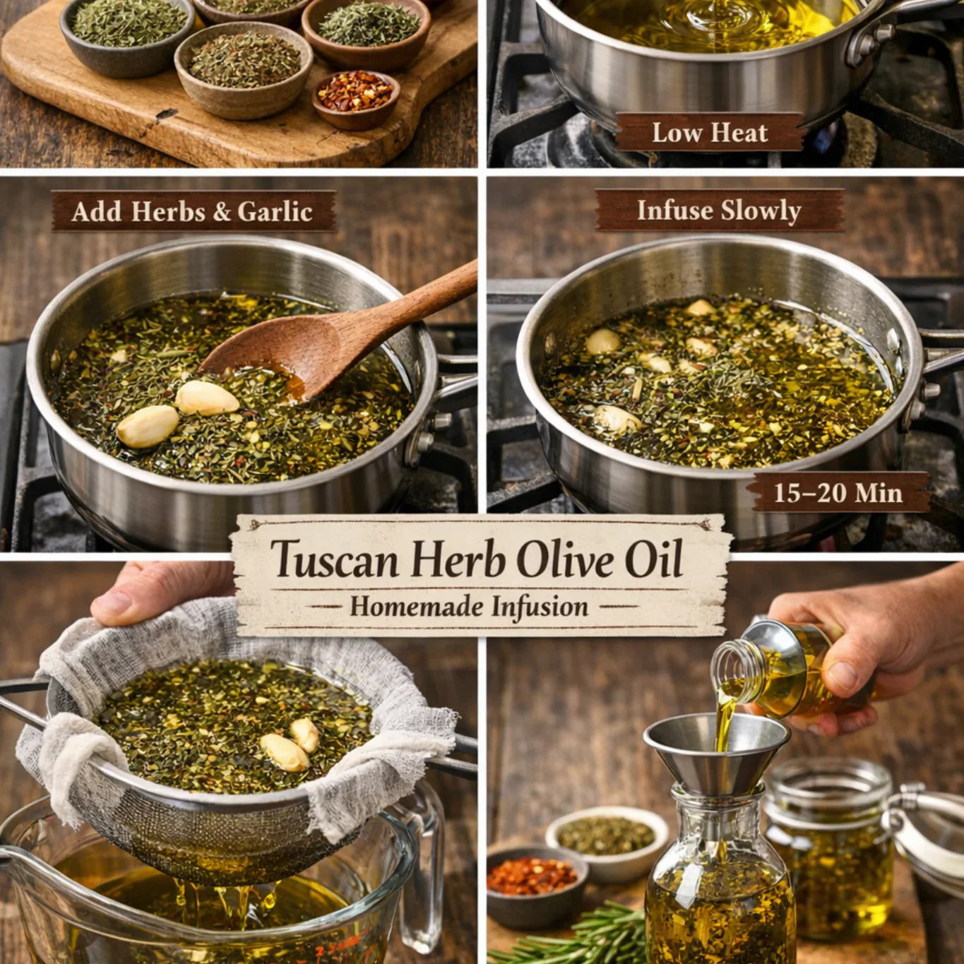 Tuscan Herb Olive Oil Recipe: A Simple Infusion with Bold Italian Flavor