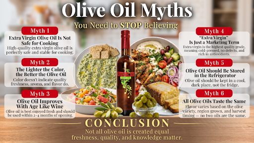 Olive Oil Myths You Should Stop Believing