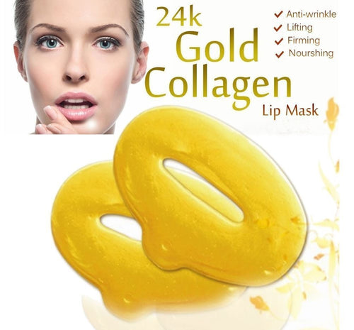 24k Crystal Collagen Gold Lip Mask