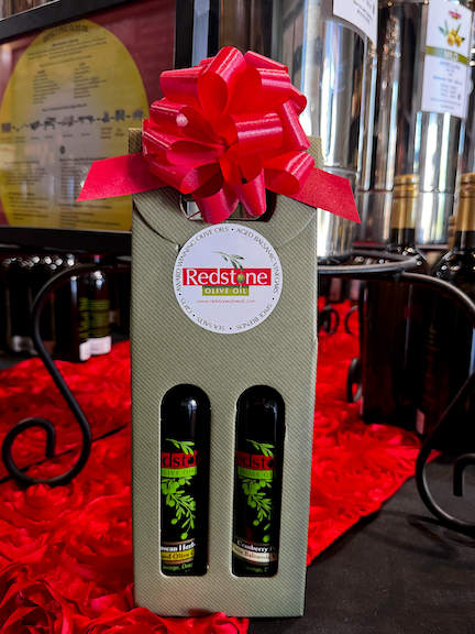 Deluxe Gift Set - Tuscan Herb Olive Oil & Cranberry Pear Vinegar