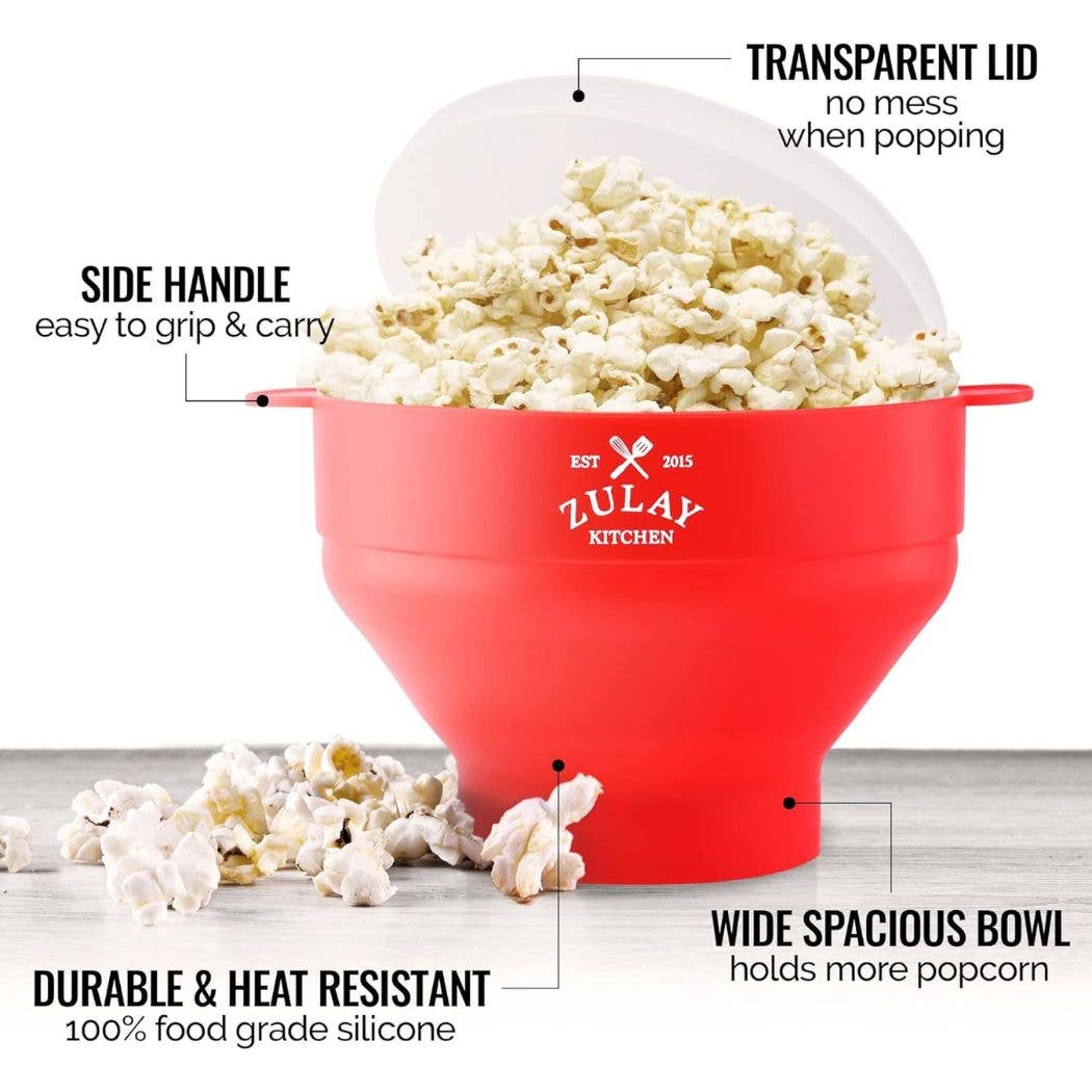 Collapsible Microwave Popcorn Popper