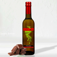 Thumbnail for Close-up of the label on the Dark Chocolate Balsamic Vinegar bottle