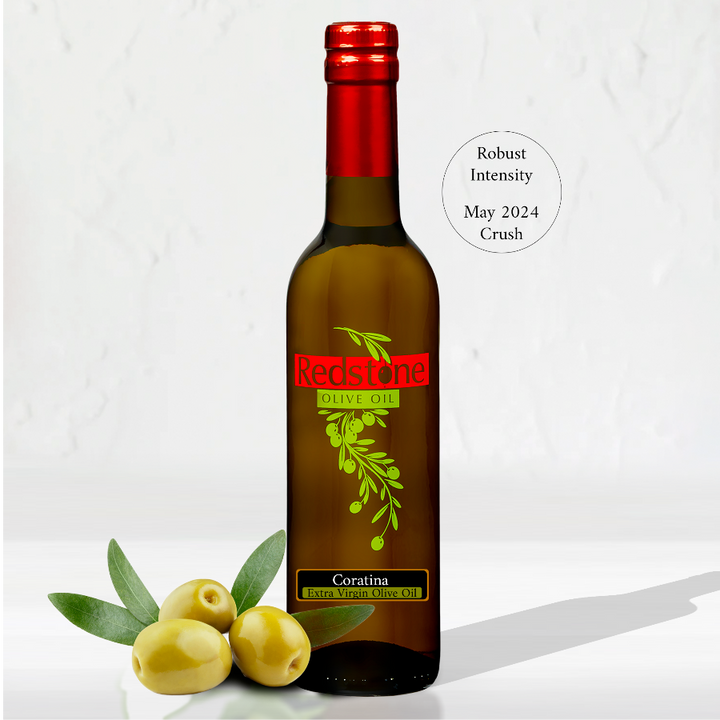 bottle of Coratina Extra Virgin Olive Oil