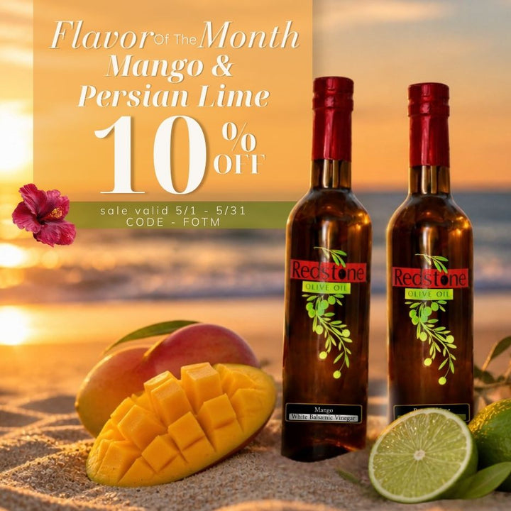 Flavor of the Month | Mango White Balsamic & Persian Lime Olive Oil Pairing