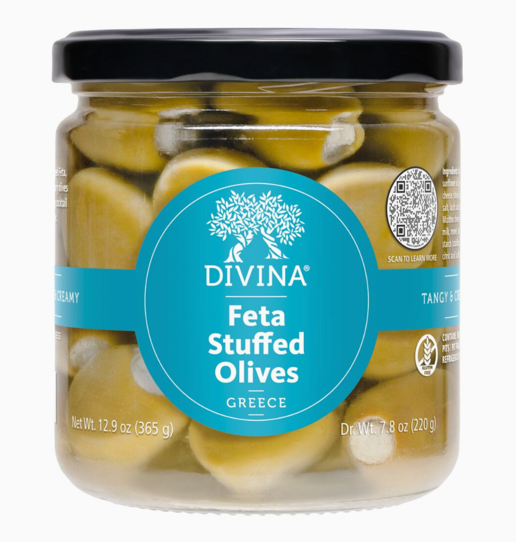 Feta Cheese Stuffed Olives jar