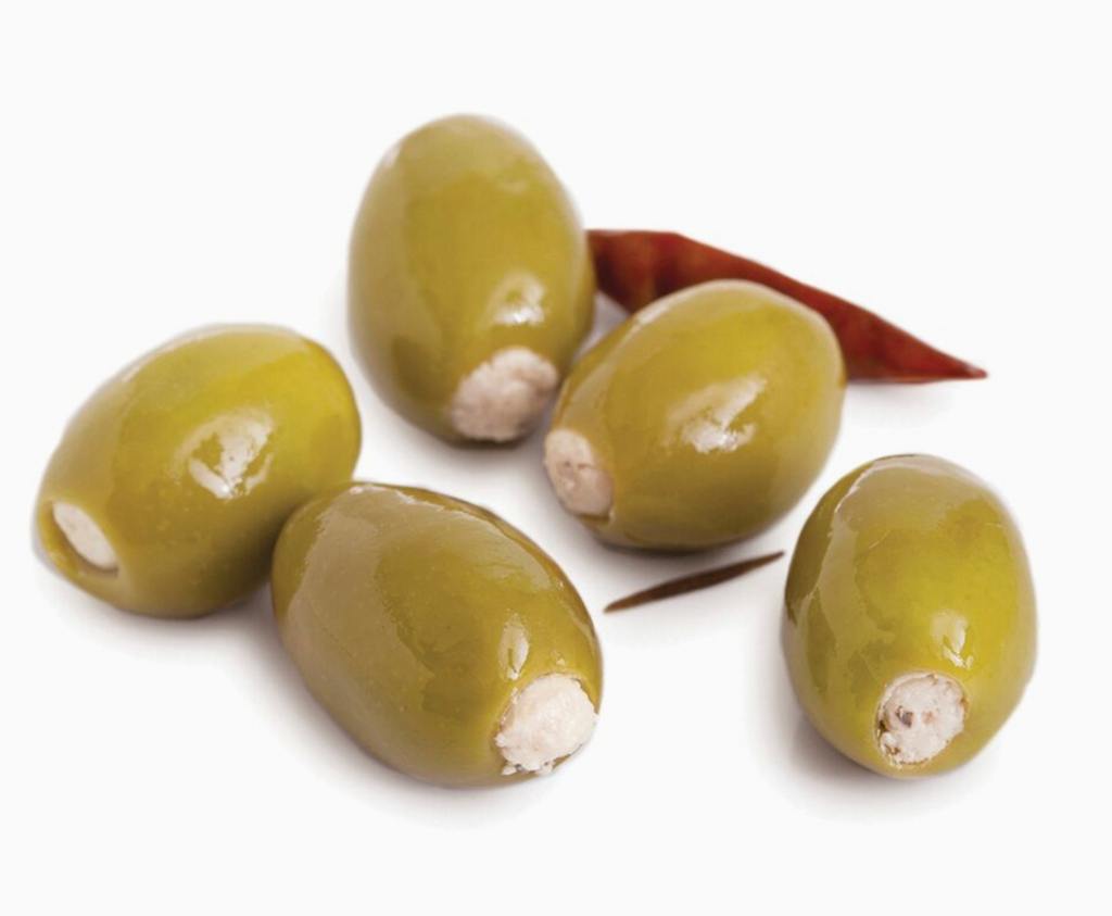 Feta Cheese Stuffed Olives single