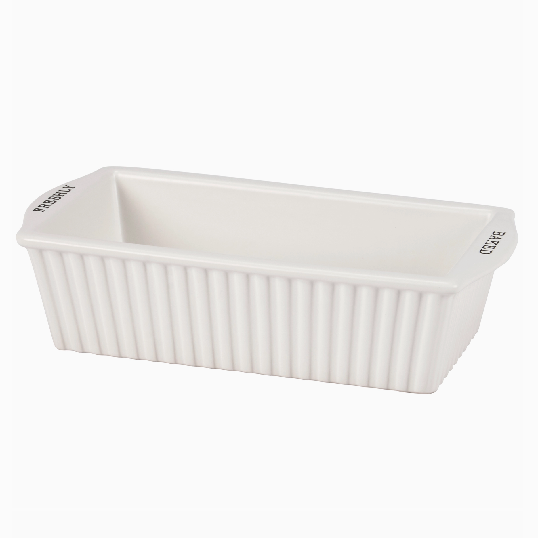 Freshly Baked Stoneware Loaf Pan