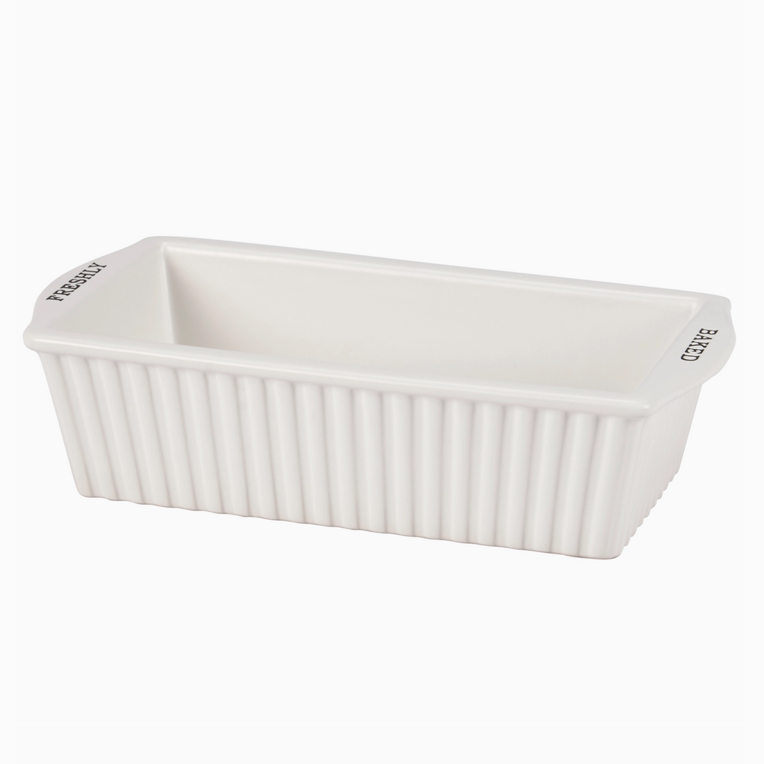 Freshly Baked Stoneware Loaf Pan