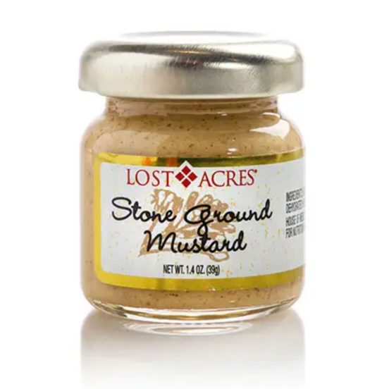 Gourmet Stone Ground Mustard in jar