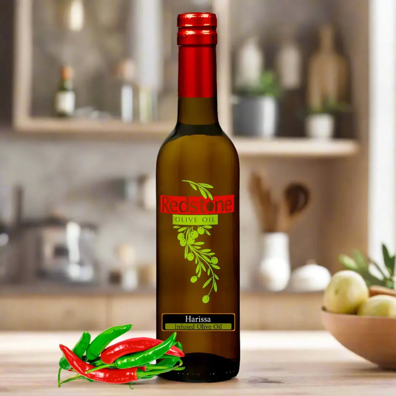 Harissa Olive Oil — Single-Origin EVOO | Redstone Olive Oil