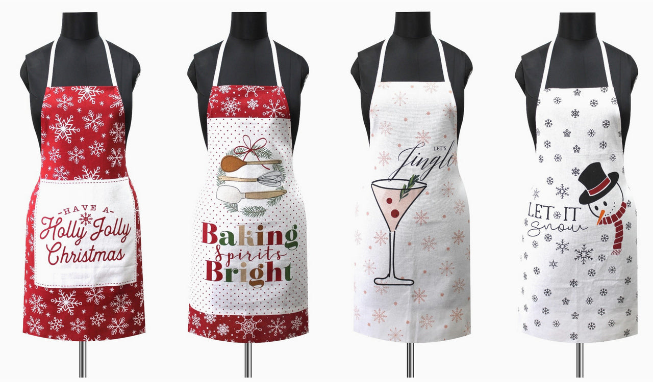 Holiday Kitchen Aprons Assortment