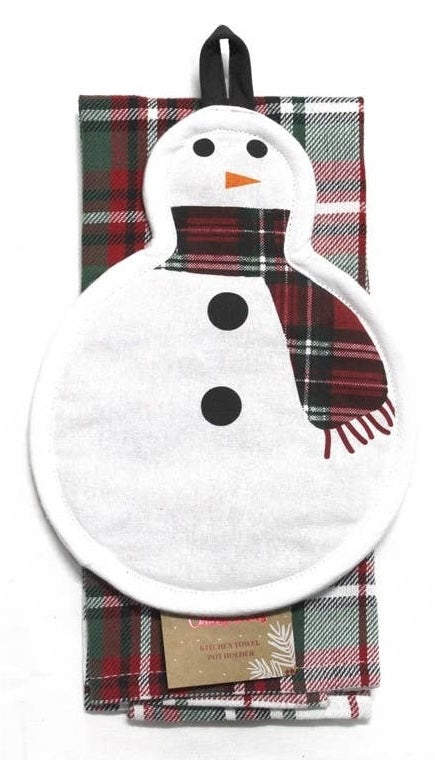 Holiday_Towel_and_Pot_Holder_-_Snowman