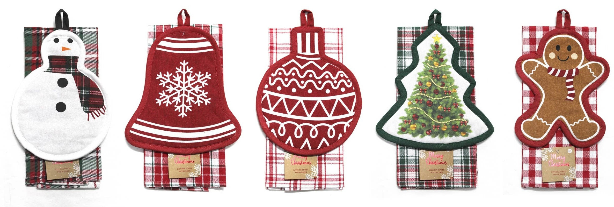 Holiday Pot Holder & Kitchen Towel