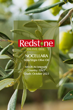 Load image into Gallery viewer, Nocellara Extra Virgin Olive Oil (Medium) Crush October 2023 IOO094