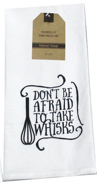 Thumbnail for Inspire Me Cotton Tee Towel Don't Be Afraid to take Whisks